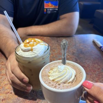 Huckleberry's - How chocolate & caramel macchiato - Breakfast & Brunch Near Me - Fresno, California Huckleberry's - How chocolate & caramel macchiato - Breakfast & Brunch Near Me - Fresno, California