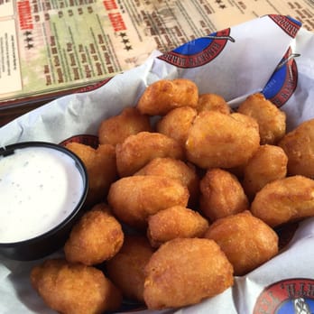Riscky's BBQ - This is absolutely delicious: fried corn $5.99 - Barbeque Near Me - Fort Worth, Texas