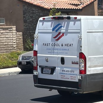 Fast Cool & Heat - Their work van - Heating & Air Conditioning/HVAC Near Me - Van Nuys, California Fast Cool & Heat - Their work van - Heating & Air Conditioning/HVAC Near Me - Van Nuys, California