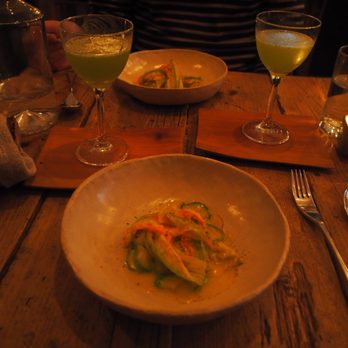 Dersou - Ravioli with squash blossom and zucchini - Modern European Near Me - Paris, 75 Dersou - Ravioli with squash blossom and zucchini - Modern European Near Me - Paris, 75