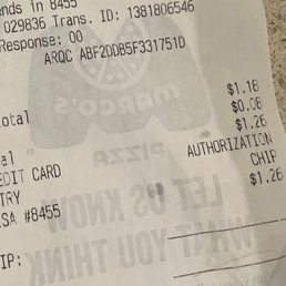 During exchanging the red onion pizza, I asked for a couple extra garlic sauces and was charged $1.26 LOL... are you kidding me?