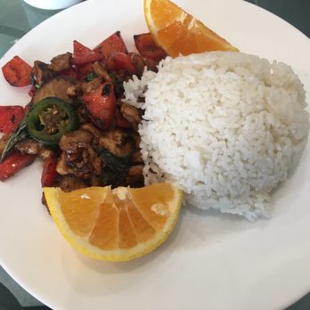 Eliza's - Spicy chicken with basil - too sweet - Chinese Near Me - San Francisco, California