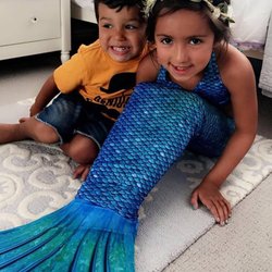 The Mermaid Store - One more Happy Mermaid! Wearing our Lagoon Mermaid Tail