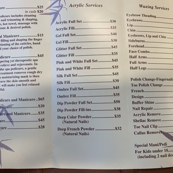 Tip To Toes Nails - Pricing. They have a special right now for a $20 pedicure!! - Nail Salons Near Me - Concord, California