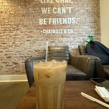 Chaiwale & Co. - Pistachio latte with almond milk - Cafes Near Me - Orange, California