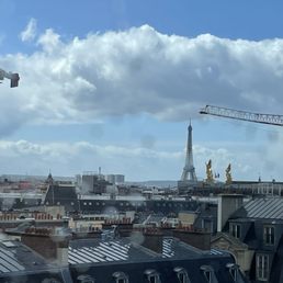 Eiffel Tower view from lounge
