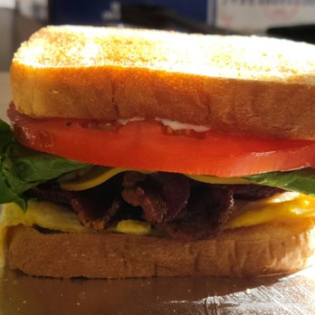 Stop For Breakfast - a bacon, tomato, and lettuce sandwich - Breakfast & Brunch Near Me - Alexander City, Alabama Stop For Breakfast - a bacon, tomato, and lettuce sandwich - Breakfast & Brunch Near Me - Alexander City, Alabama