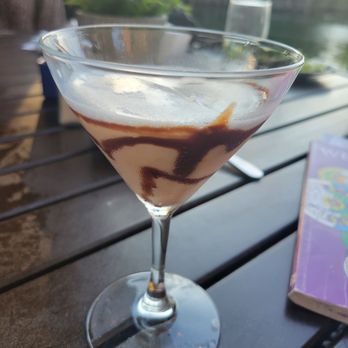 Anthony's Fish Grotto - White chocolate martini (I drank half ) - Seafood Near Me - La Mesa, California
