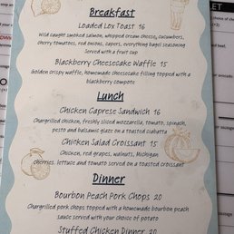 August menu specials August menu specials
