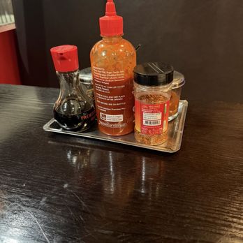 Fa-Sai Thai - Variety of condiments - Desserts Near Me - Garden Grove, California