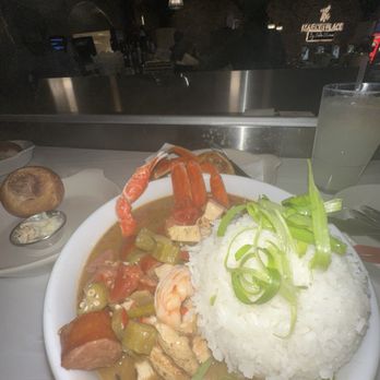 Pescato Oyster Bar & Seafood - Gumbo. Level 3 spice. Super yummy, Hot, and fresh ! - Seafood Near Me - Cabazon, California Pescato Oyster Bar & Seafood - Gumbo. Level 3 spice. Super yummy, Hot, and fresh ! - Seafood Near Me - Cabazon, California