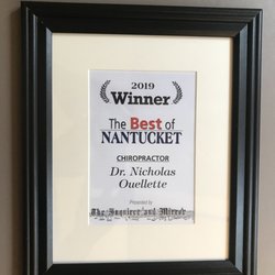 Island Chiropractic - The first annual "Best of Nantucket" competition, sponsored by the local newspaper the Inquirer and Mirror.