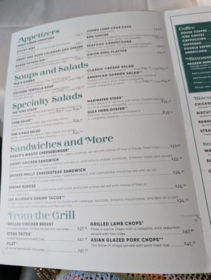 Menu photo 3 Grace's Houston, TX