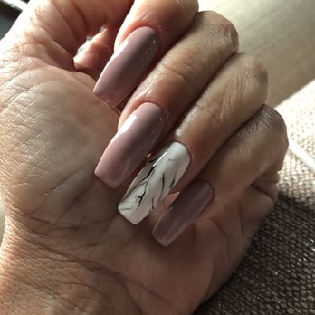 Skylar Nail Spa - Marble nail designs - Nail Salons Near Me - Los Angeles, California