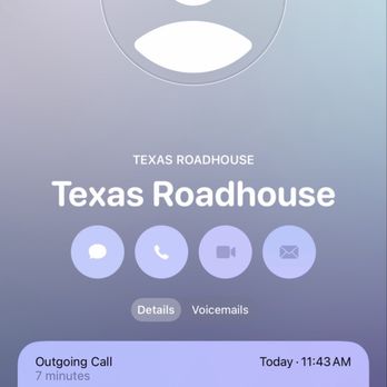 Texas Roadhouse - Call lasted 7 minutes on hold - Steakhouses Near Me - Houston, Texas Texas Roadhouse - Call lasted 7 minutes on hold - Steakhouses Near Me - Houston, Texas