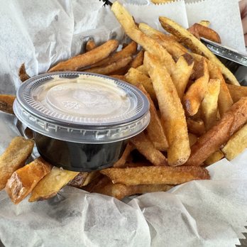 Tattooed Moose Johns Island - Basket of Duck Fat Fries(the creamy Italian really did the fries a disservice). - New American Near Me - Johns Island, South Carolina Tattooed Moose Johns Island - Basket of Duck Fat Fries(the creamy Italian really did the fries a disservice). - New American Near Me - Johns Island, South Carolina