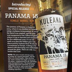 Kuleana Rum - Panama 15