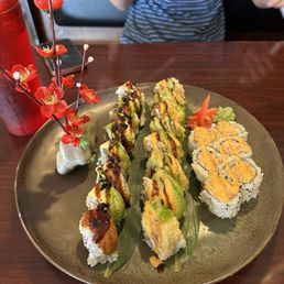 Spicy Crab Roll Black Dragon Roll Can't remember the other roll! Spicy Crab Roll Black Dragon Roll Can't remember the other roll!