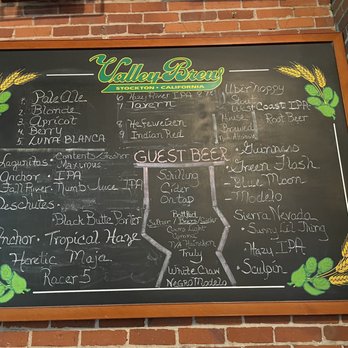Valley Brewing - Beer menu - Breweries Near Me - Stockton, California