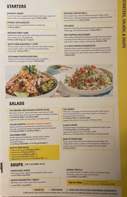 Menu photo 8 California Pizza Kitchen San Francisco, CA