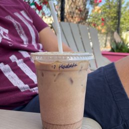 Strawberry Horchata Latte