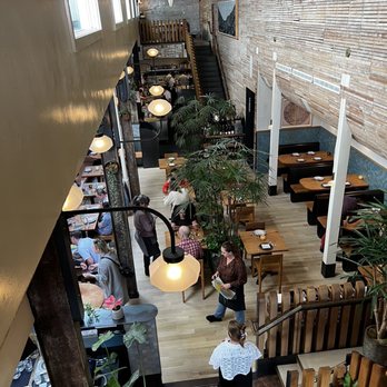 The Progress - View from our upstairs booth - New American Near Me - San Francisco, California The Progress - View from our upstairs booth - New American Near Me - San Francisco, California