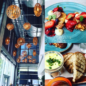 B Bistro + Bakery - Croissant French toast and egg jar with pork belly - Bakeries Near Me - Miami, Florida B Bistro + Bakery - Croissant French toast and egg jar with pork belly - Bakeries Near Me - Miami, Florida