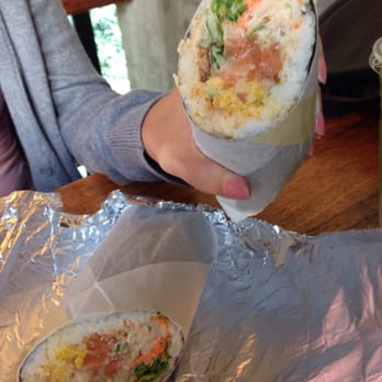 Up Roll Cafe - Honolulu - Salmon, white rice, veggies, aioli sauce - Sushi Bars Near Me - Honolulu, Hawaii Up Roll Cafe - Honolulu - Salmon, white rice, veggies, aioli sauce - Sushi Bars Near Me - Honolulu, Hawaii
