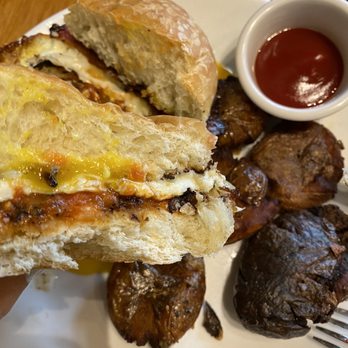 Sweet Grass Grill - B.E.C sandwich - New American Near Me - Tarrytown, New York Sweet Grass Grill - B.E.C sandwich - New American Near Me - Tarrytown, New York