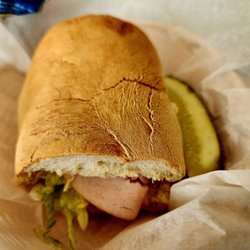 Pickerman's Soup & Sandwhiches - Smoked turkey special w chips and a drink is fantastic and affordable.