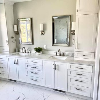 Varilone Tile & Remodeling - a bathroom with double sinks - General Contractors Near Me Varilone Tile & Remodeling - a bathroom with double sinks - General Contractors Near Me