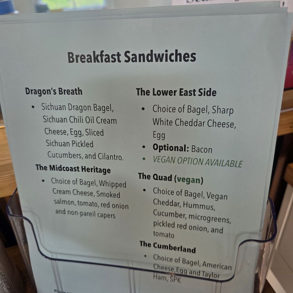 Knead & Nosh - Breakfast sandwich descriptions - Bagels Near Me - Topsham, Maine Knead & Nosh - Breakfast sandwich descriptions - Bagels Near Me - Topsham, Maine