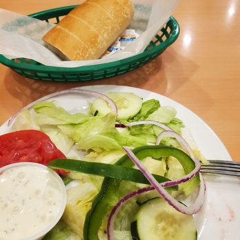 Capri Pizza & More - a plate of salad and a sandwich - Pizza Near Me - Zephyrhills, Florida