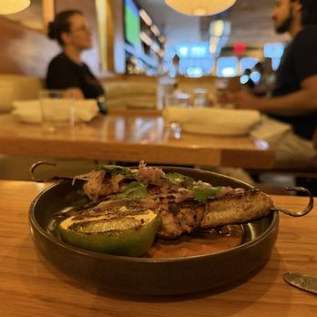 Boqueria Flatiron - Sumac Chicken Skewers - Spanish Near Me - New York, New York Boqueria Flatiron - Sumac Chicken Skewers - Spanish Near Me - New York, New York