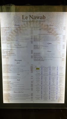 Menu photo 3 Nawab Paris, 75