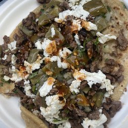 Huarache 7/10. Too much nopales and no sour cream. They also had ran out of salsa verde. Huarache 7/10. Too much nopales and no sour cream. They also had ran out of salsa verde.