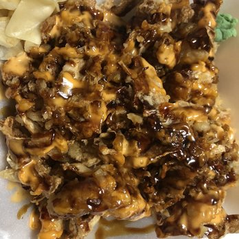 Wow Sushi - California with fried ginger. Wow is definitely MORE generous with the fried ginger. - Sushi Bars Near Me - Westerly, Rhode Island