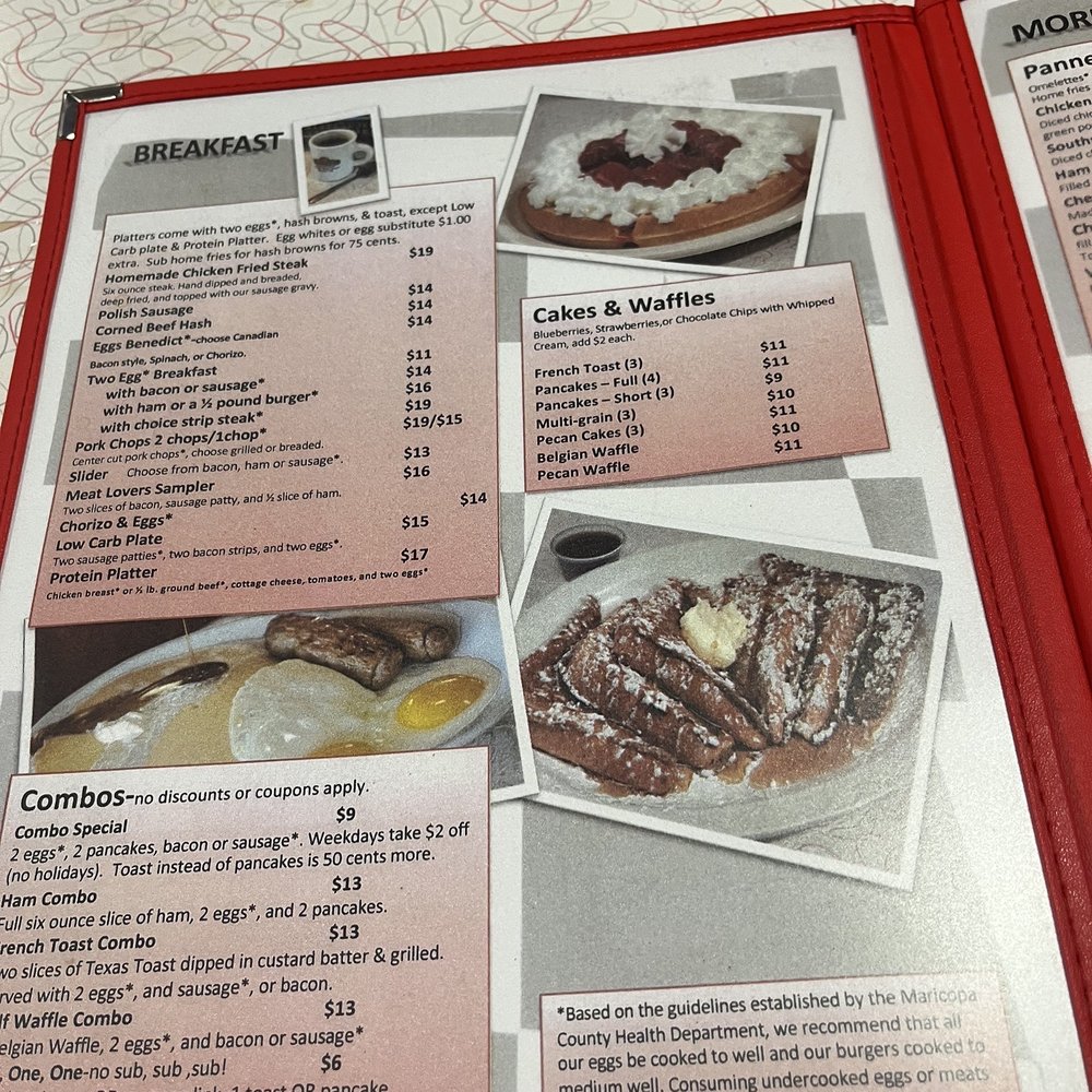 Chase's Diner - Menu - Diners Near Me - Chandler, Arizona