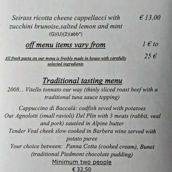 Scannabue - June 10, 2023; Tasting menu. - Italian Near Me - Torino, TO