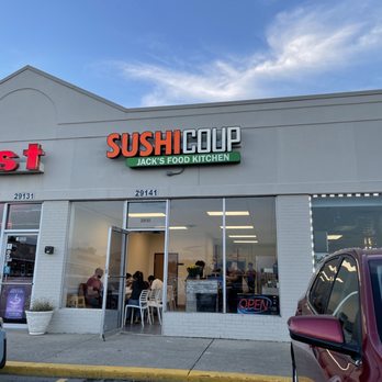 Sushi Coup - Sushi Coup's storefront - a true sight for sore eyes! - Poke Near Me - Madison Heights, Michigan