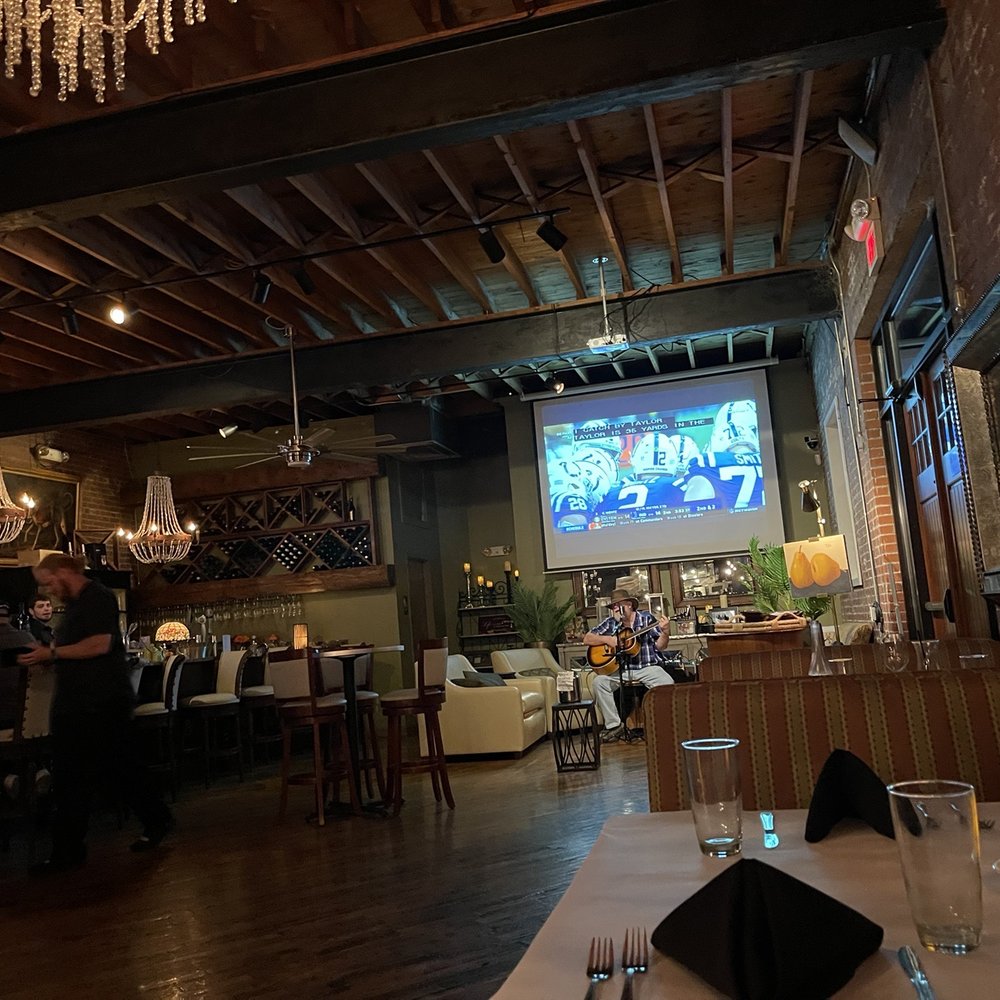 Duke’s Restaurant and Wine Bar - a large screen - Wine Bars Near Me - Hickory, North Carolina Duke’s Restaurant and Wine Bar - a large screen - Wine Bars Near Me - Hickory, North Carolina