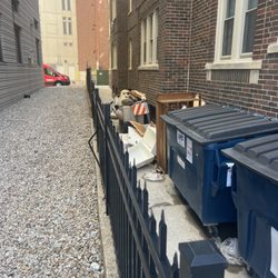 Katz Real Estate - One of the trash buildup that was sitting out there for over three weeks