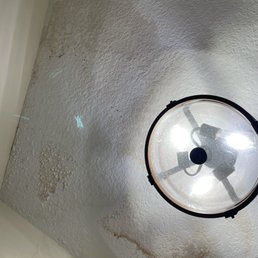 Ceiling changed to this after initial repair Ceiling changed to this after initial repair