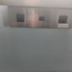 Bluegreen Vacations Patrick Henry Square,Ascend Resort - These outlets didn't secure our charging cords.