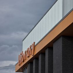 Vinton Library - The exterior architectural design of the Vinton Library.