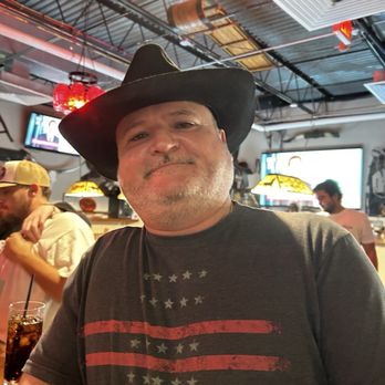 Spanx The Hog BBQ & Saloon - Brian the owner and the pretzel - Barbeque Near Me - Pompano Beach, Florida