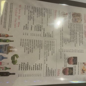 The Original Khun Dang Thai Restaurant - Menu - Thai Near Me - Van Nuys, California