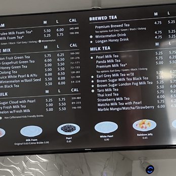 Gong Cha - Menu - Bubble Tea Near Me - Menifee, California