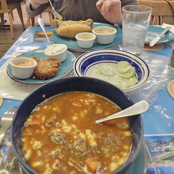 Little Bavarian Restaurant - watery stew, goulash. potato pancakes - German Near Me - El Paso, Texas Little Bavarian Restaurant - watery stew, goulash. potato pancakes - German Near Me - El Paso, Texas