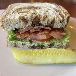 Half of a delicious BLT. Half of a delicious BLT.